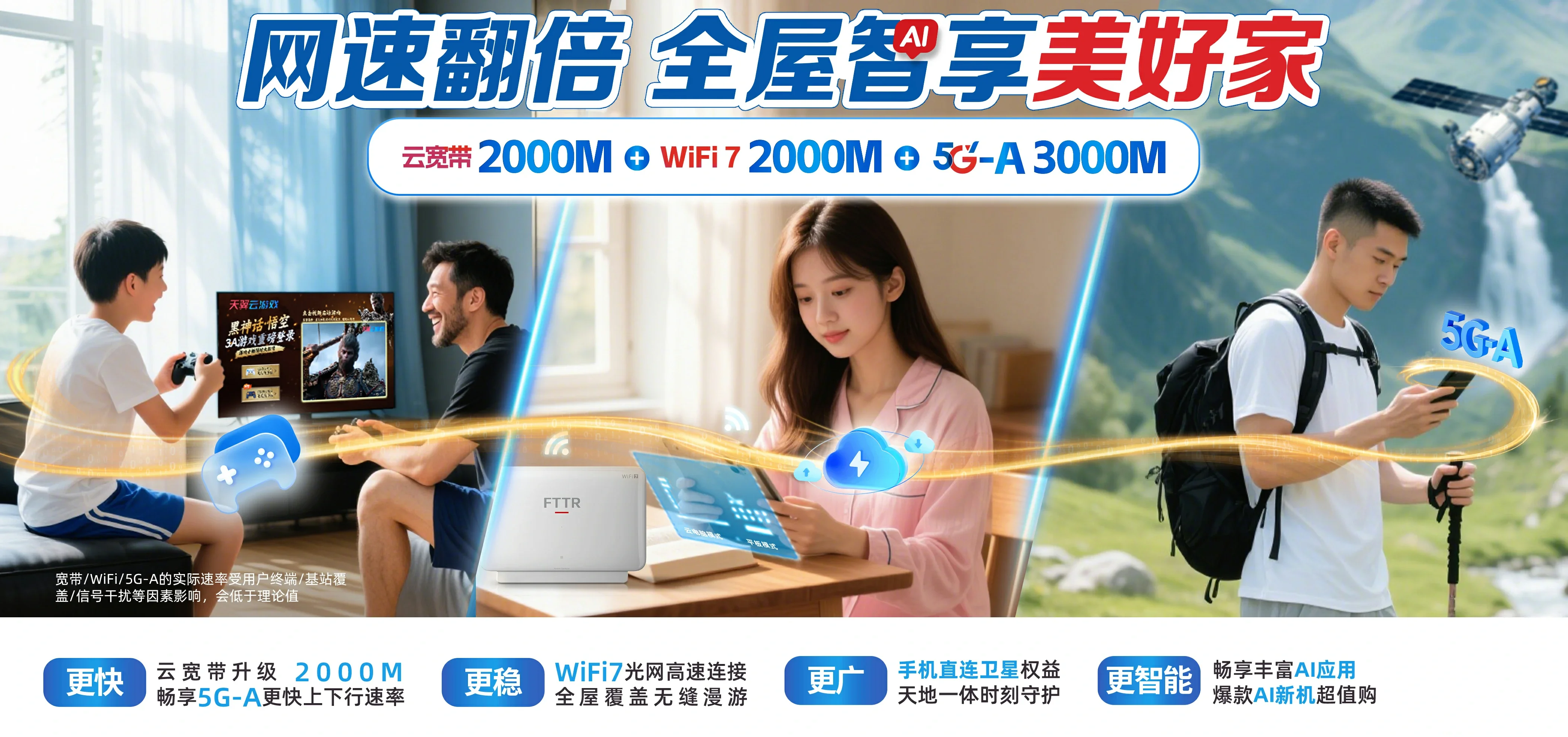 中国电信 清河县电信宽带 宽带套餐